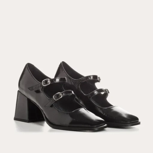 BABIES A TALONS BONIE CUIR METALLISE