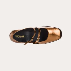 BABIES A TALONS BONIE CUIR METALLISE