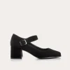 BABIES A TALONS GINGER CUIR VELOURS