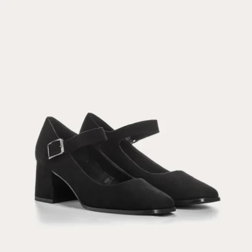 BABIES A TALONS GINGER CUIR VELOURS
