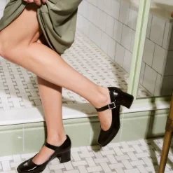 BABIES A TALONS GLORIA CUIR VERNIS