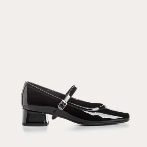 BABIES A TALONS KELLY CUIR VERNIS