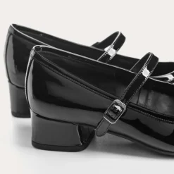 BABIES A TALONS KELLY CUIR VERNIS
