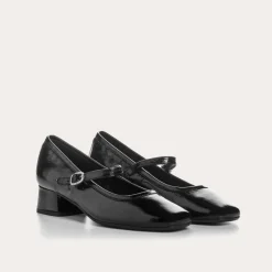 BABIES A TALONS KELLY STRASS CUIR NAPLAK