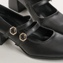 BABIES A TALONS LIZZO CUIR