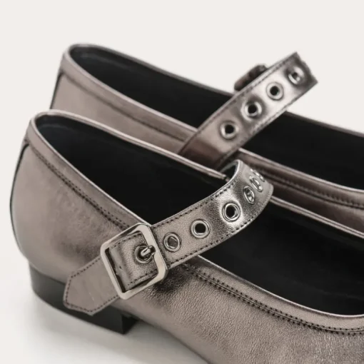 BABIES CELESTA CUIR METALLISE