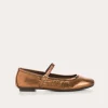 BABIES HONOR CUIR METALLISE