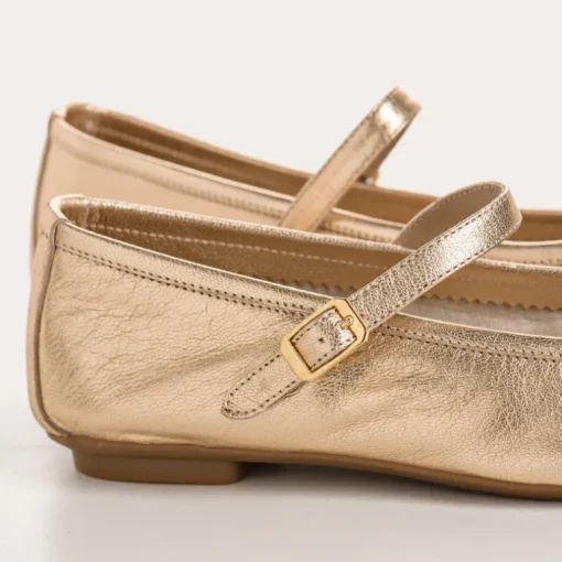 BABIES HONOR CUIR METALLISE