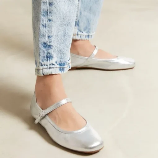 BABIES HONOR CUIR METALLISE