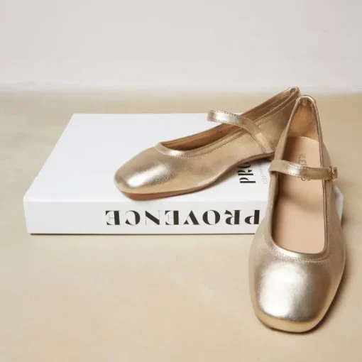 BABIES HONOR CUIR METALLISE