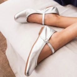 BABIES HONOR CUIR METALLISE