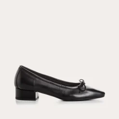 BALLERINES A TALONS FETICHE CUIR