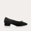 BALLERINES A TALONS FETICHE CUIR VELOURS