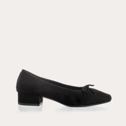 BALLERINES A TALONS FETICHE CUIR VELOURS
