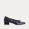 BALLERINES A TALONS FETICHE CUIR