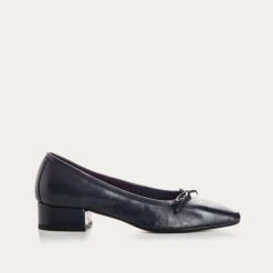 BALLERINES A TALONS FETICHE CUIR