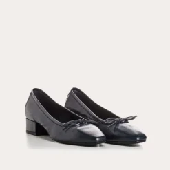 BALLERINES A TALONS FETICHE CUIR