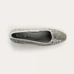 BALLERINES A TALONS FETICHE GLITTER