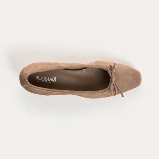 BALLERINES A TALONS FETICHE CUIR VELOURS