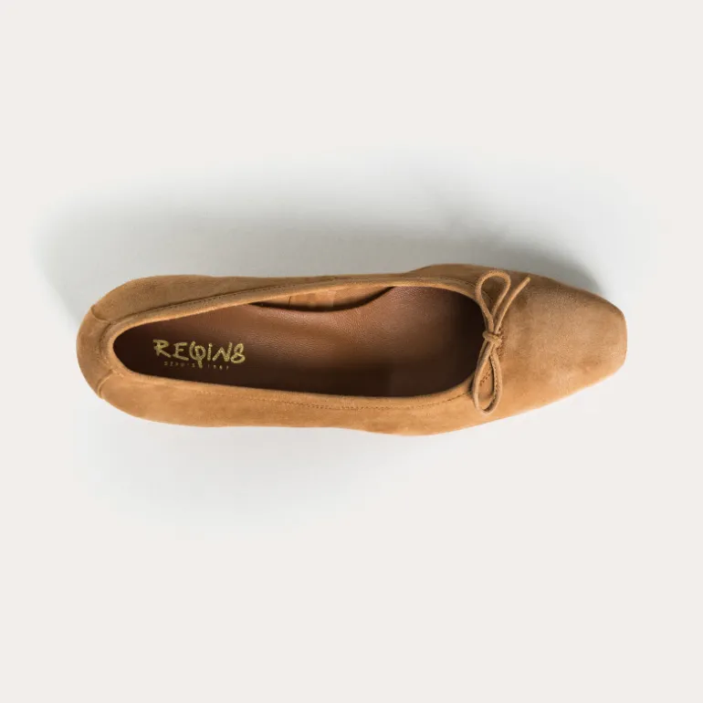 BALLERINES A TALONS FETICHE CUIR VELOURS