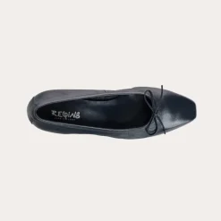 BALLERINES A TALONS FETICHE CUIR