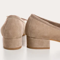 BALLERINES A TALONS FETICHE CUIR VELOURS