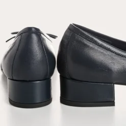 BALLERINES A TALONS FETICHE CUIR