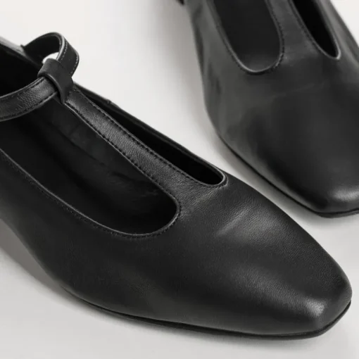 BALLERINES A TALONS FILOMENE CUIR