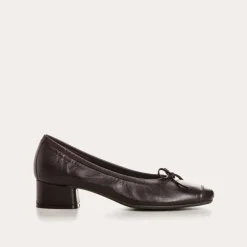 BALLERINES A TALONS KYRIEL CUIR