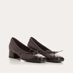 BALLERINES A TALONS KYRIEL CUIR