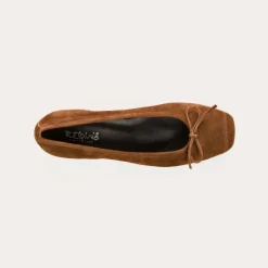 BALLERINES A TALONS KYRIEL CUIR VELOURS