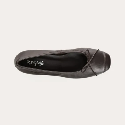 BALLERINES A TALONS KYRIEL CUIR
