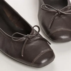BALLERINES A TALONS KYRIEL CUIR