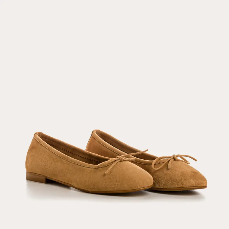 BALLERINES CARMEN CUIR VELOURS CC