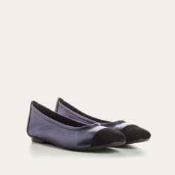 BALLERINES HALCINE CUIR METALLISE