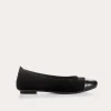 BALLERINES HALCINE CUIR VELOURS