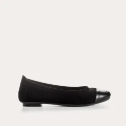 BALLERINES HALCINE CUIR VELOURS