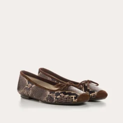 BALLERINES HARMONY CUIR SERPENT