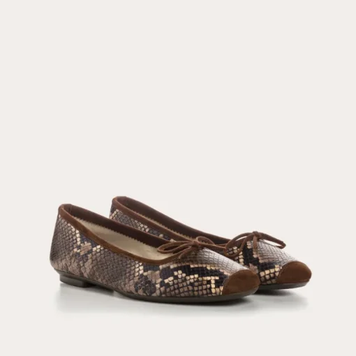 BALLERINES HARMONY CUIR SERPENT