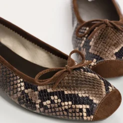 BALLERINES HARMONY CUIR SERPENT