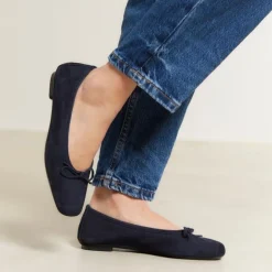 BALLERINES HARMONY CUIR VELOURS CC