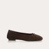 BALLERINES HARMONY CUIR VELOURS CC