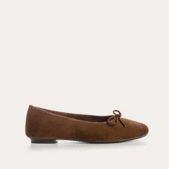 BALLERINES HARMONY CUIR VELOURS