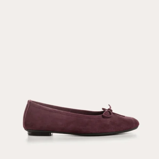 BALLERINES HARMONY CUIR VELOURS