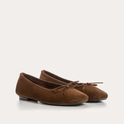 BALLERINES HARMONY CUIR VELOURS