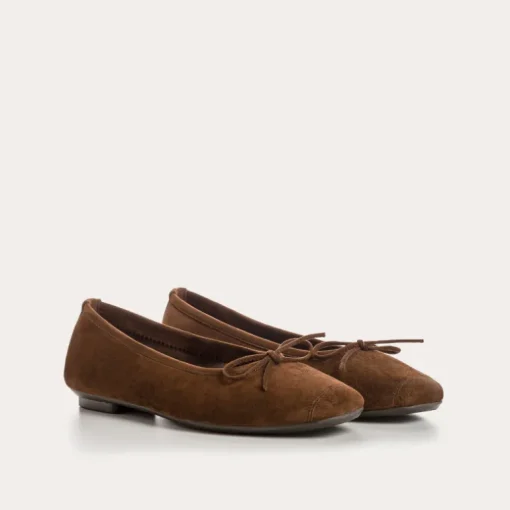 BALLERINES HARMONY CUIR VELOURS