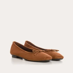 BALLERINES HARMONY CUIR VELOURS