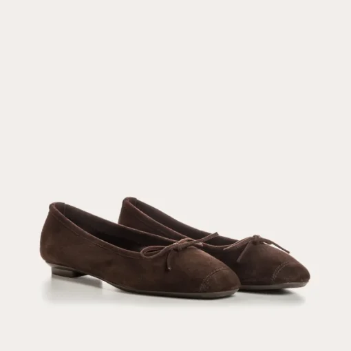 BALLERINES HARMONY CUIR VELOURS CC