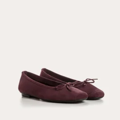 BALLERINES HARMONY CUIR VELOURS