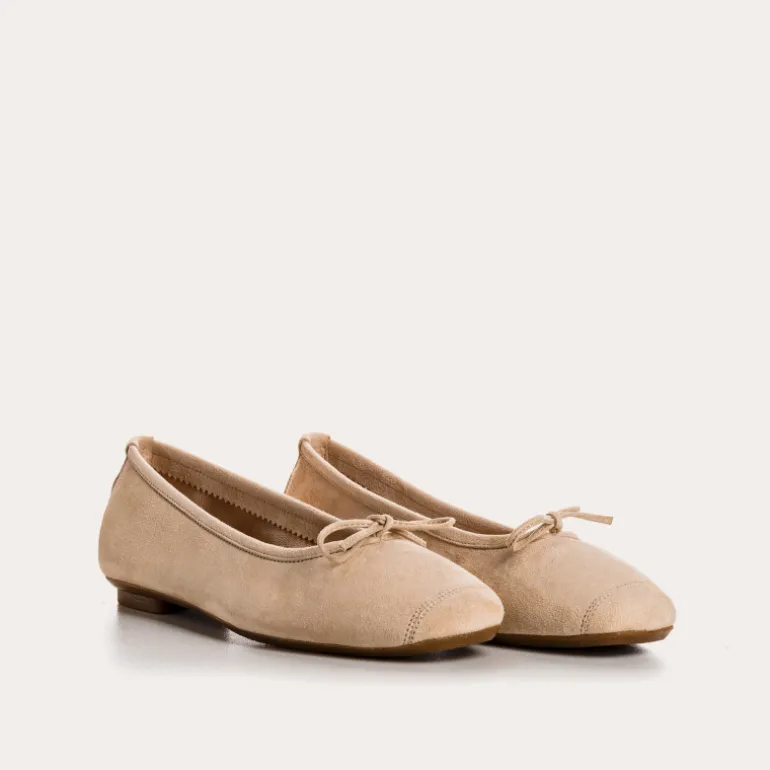 BALLERINES HARMONY CUIR VELOURS CC